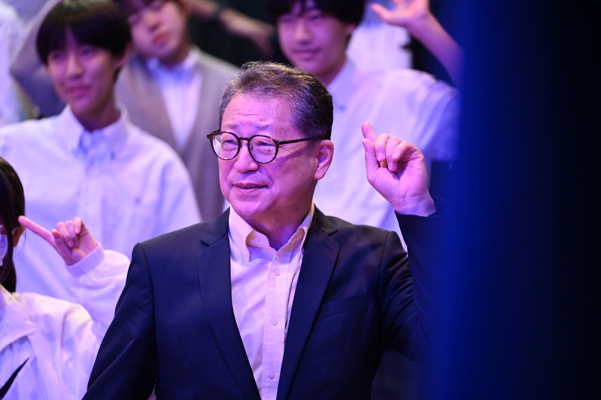 Mr. Iwao Funabashi, principal of Sophia Fukuoka Junior and Senior High School 