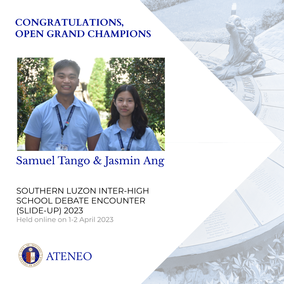 the open grand champions 