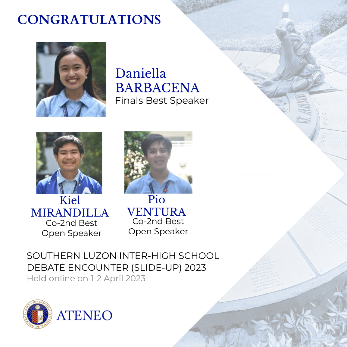 SLIDE-UP's best speakers  