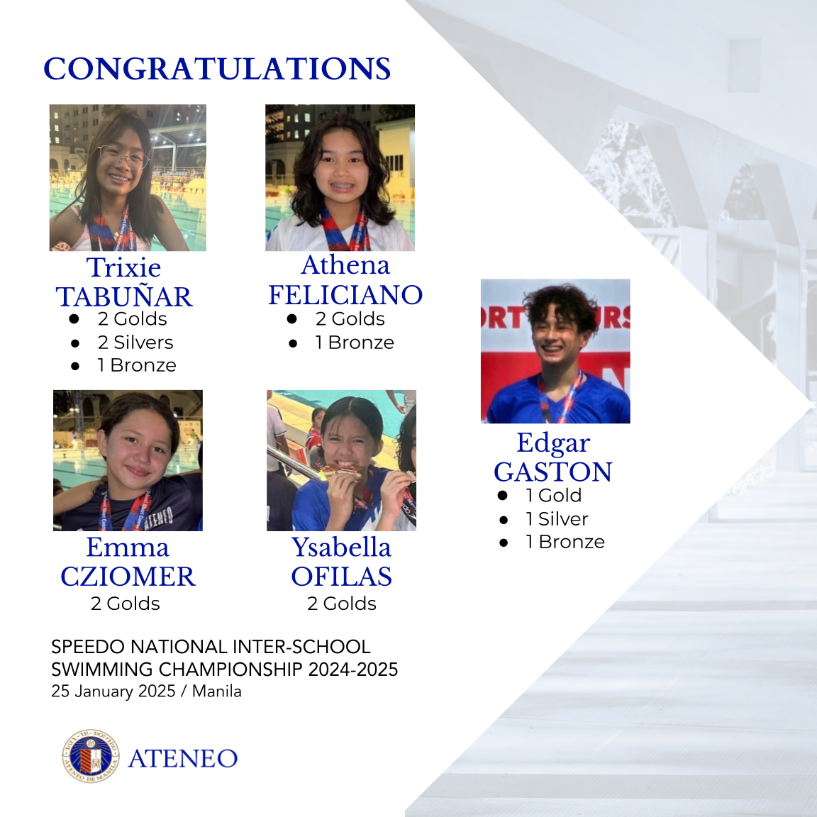 AJHS swimmers slide 1 