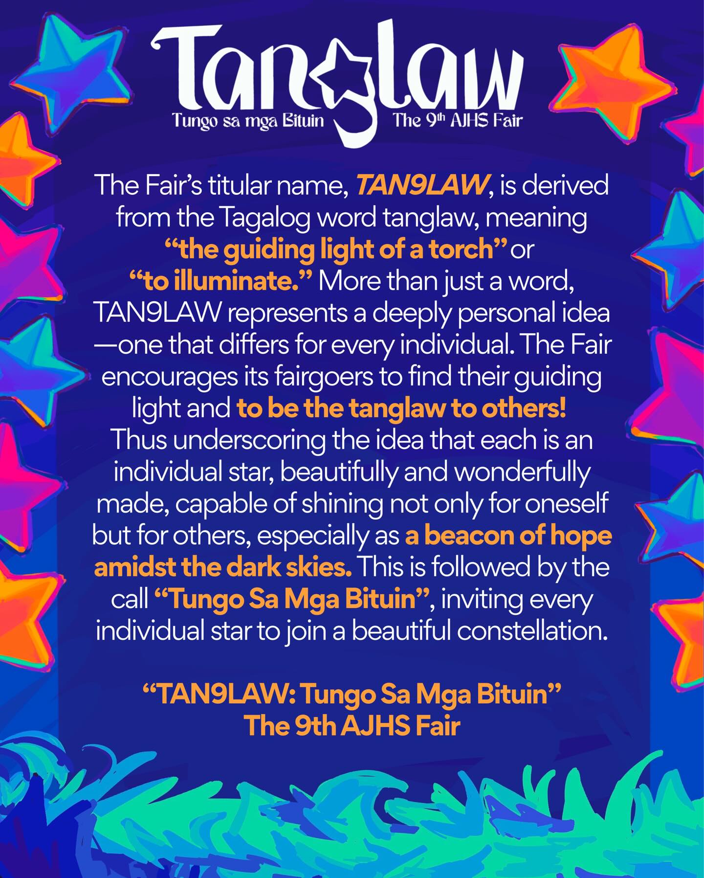 Tanglaw the 9th AJHS Fair 
