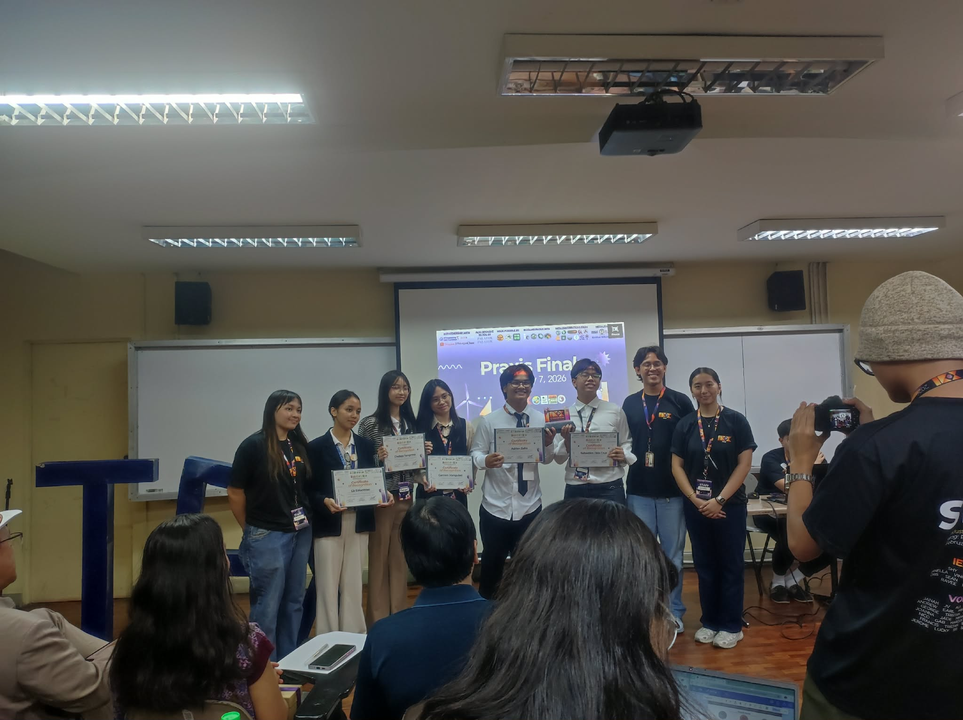 ONstage during the awarding ceremony 