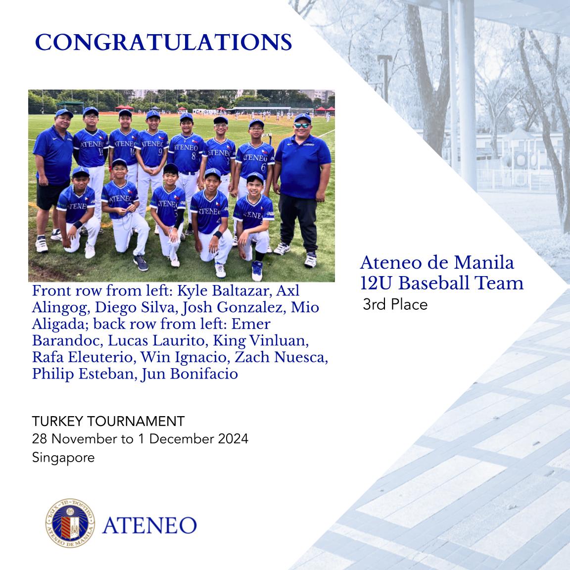 Ateneo 12 U at the 2024 Turkey Tournament