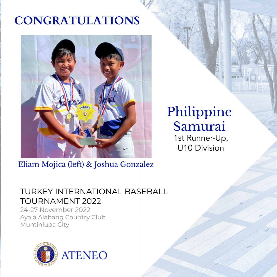 Eliam Mojica (left) and Joshua Gonzalez