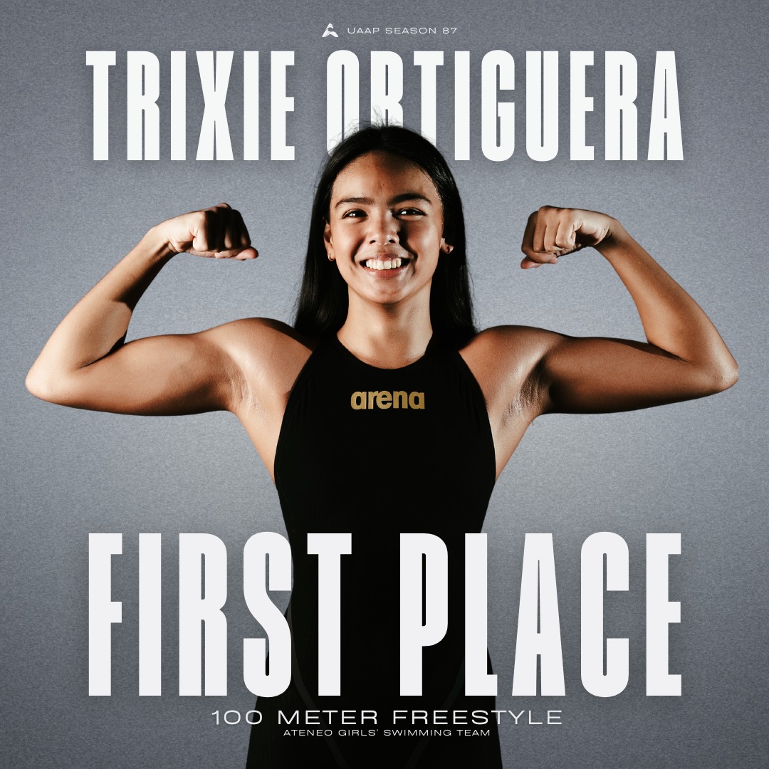 Trixie Ortiguera Gold for 100m Freestyle 