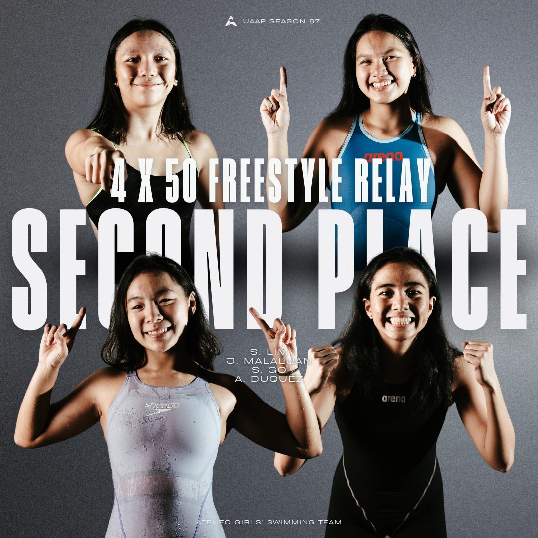 Silver for 4x50m Freestyle Relay 