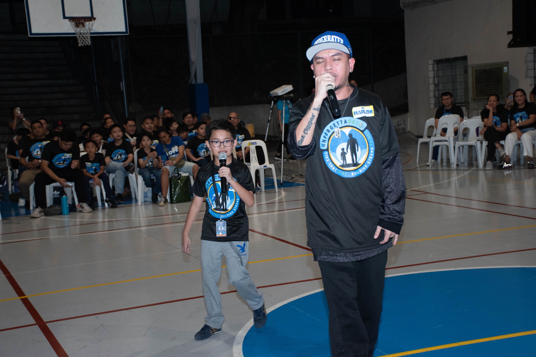 Daddy Loonie and son King perform “Tao Lang”