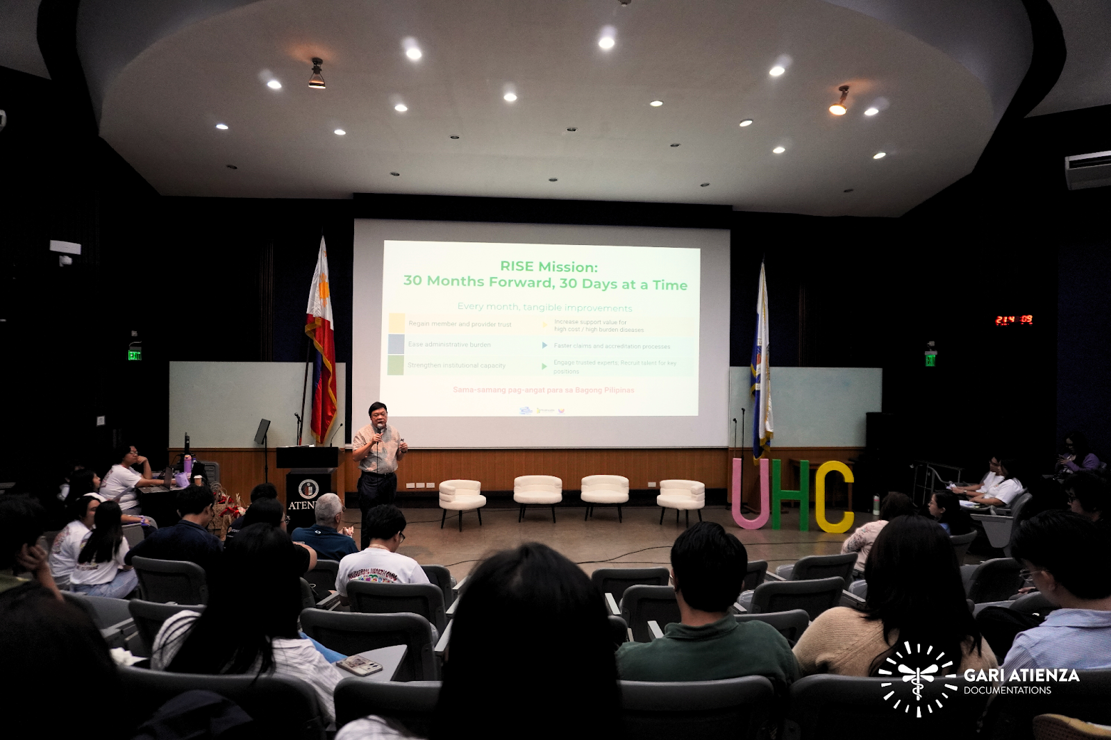 Dr. Edwin Mercado giving the keynote address at the UHC Summit 2026