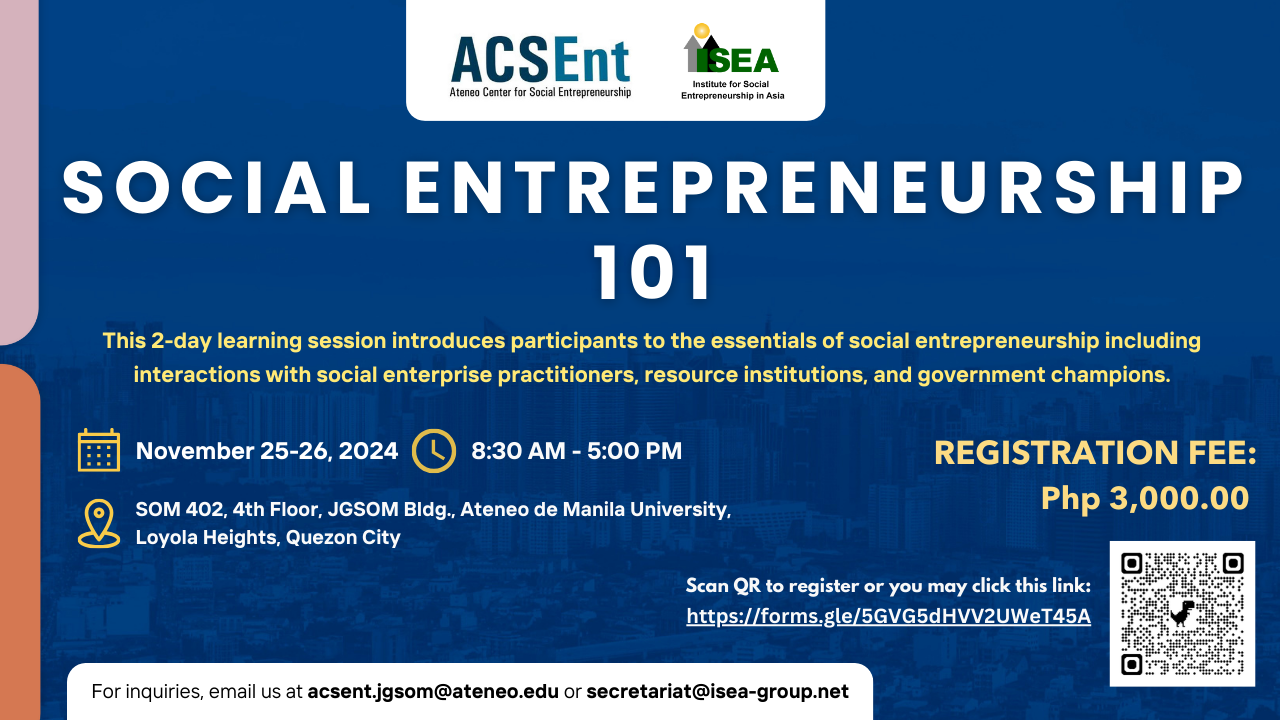 2024 Social Entrepreneurship 101