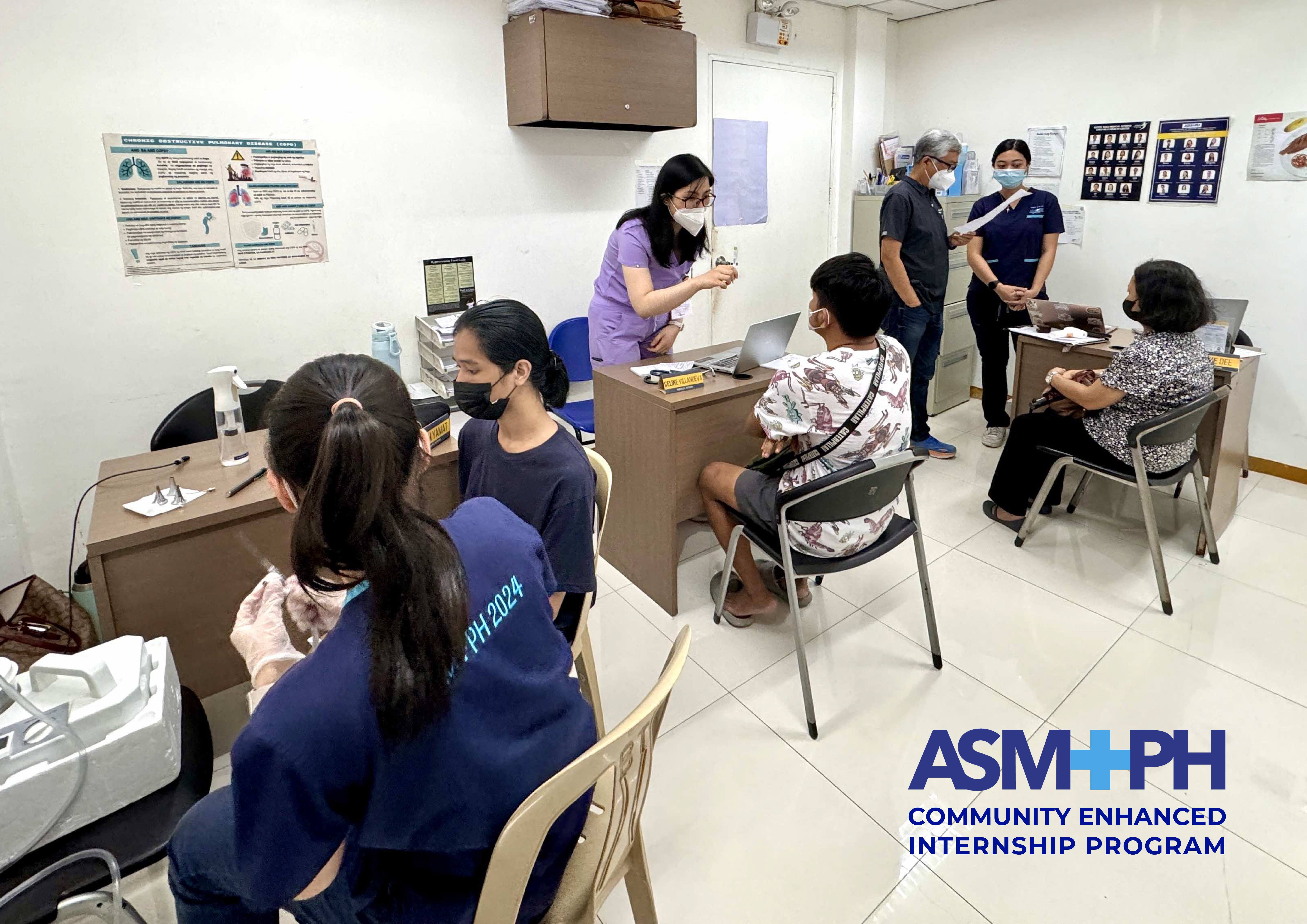 ASMPH Interns provide contact care at the health center
