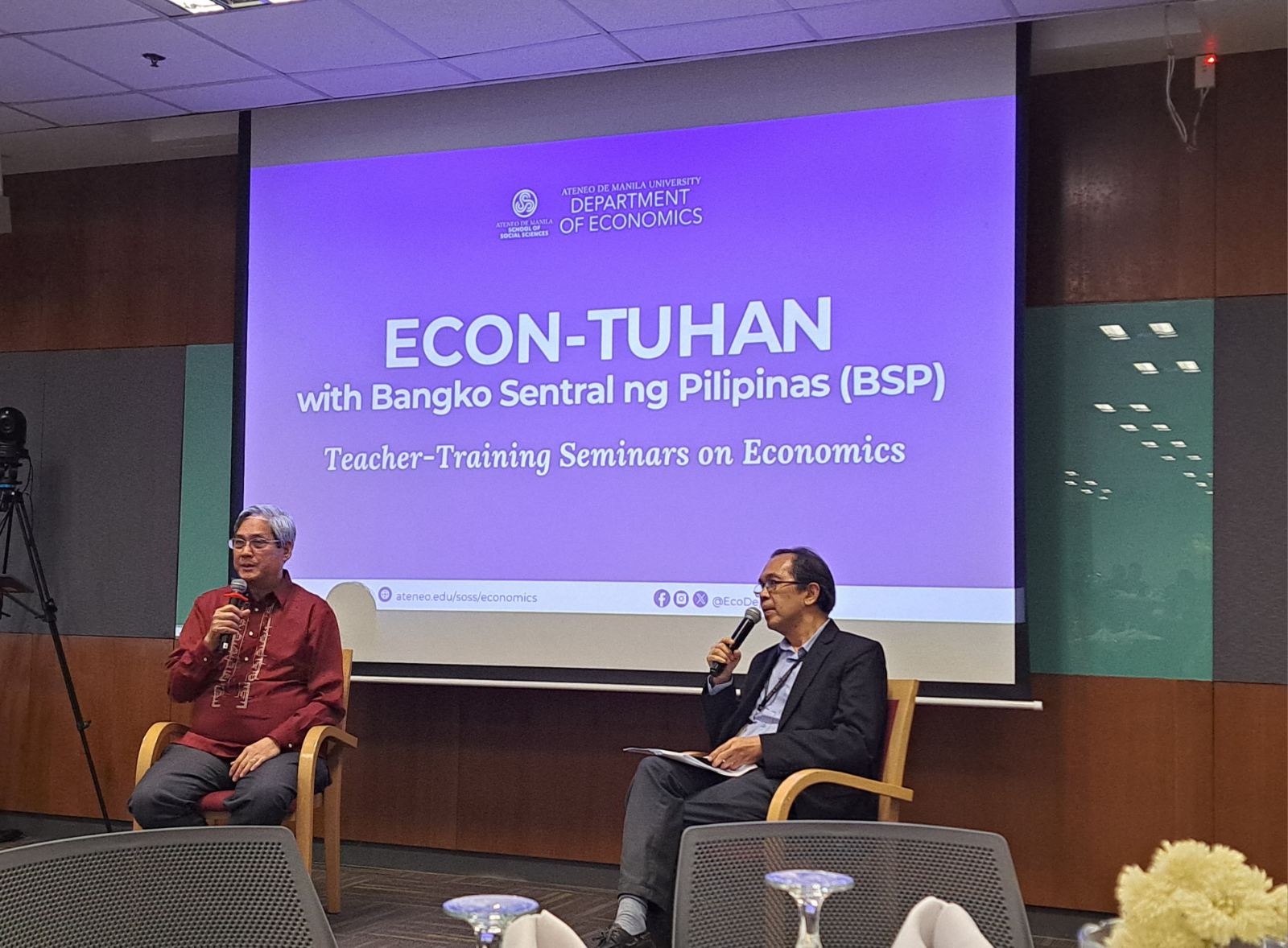 Q&A session between Mr. Salva and Dr. De Guzman