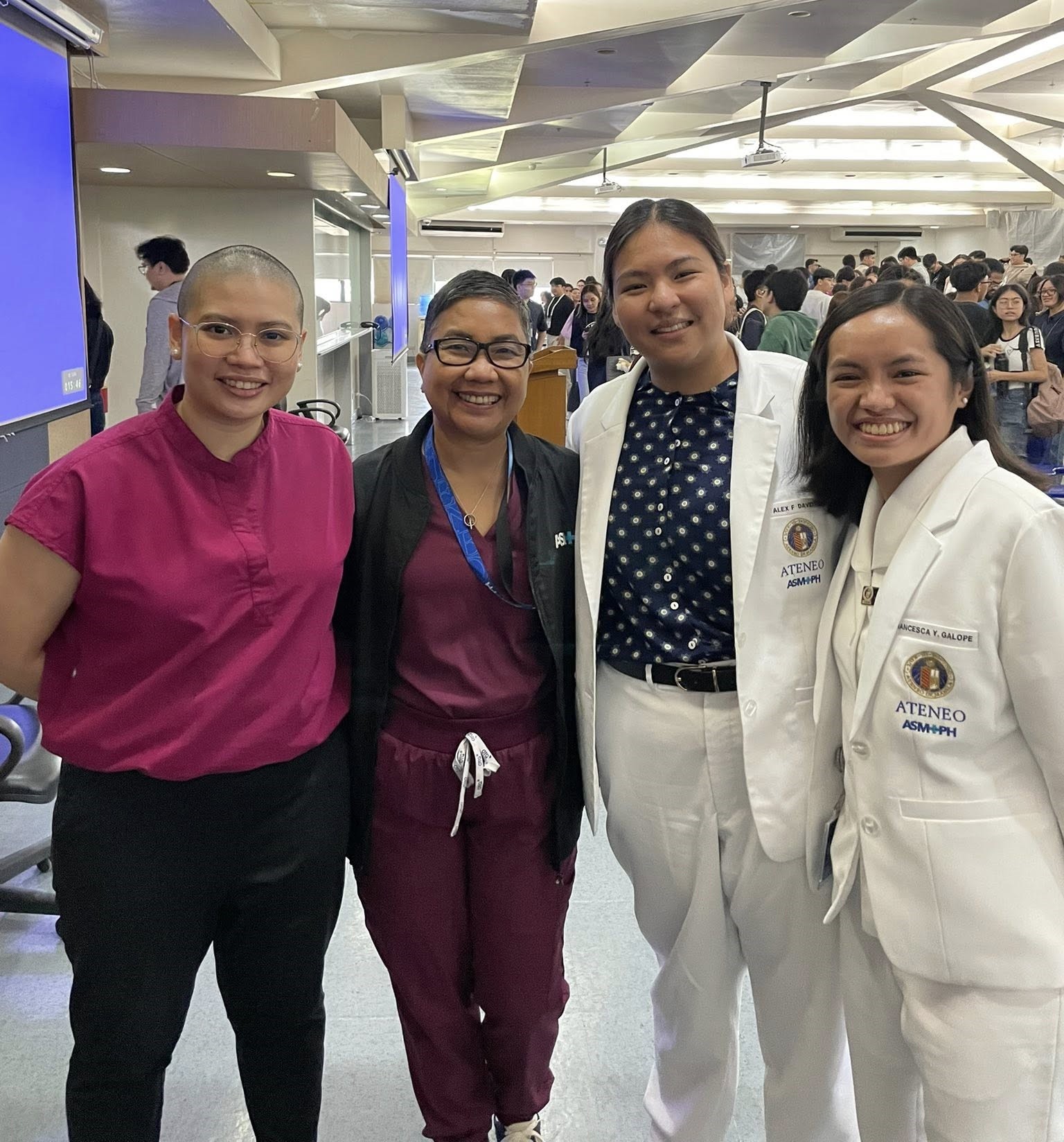 Dr Isa, Dr Olive and alumni