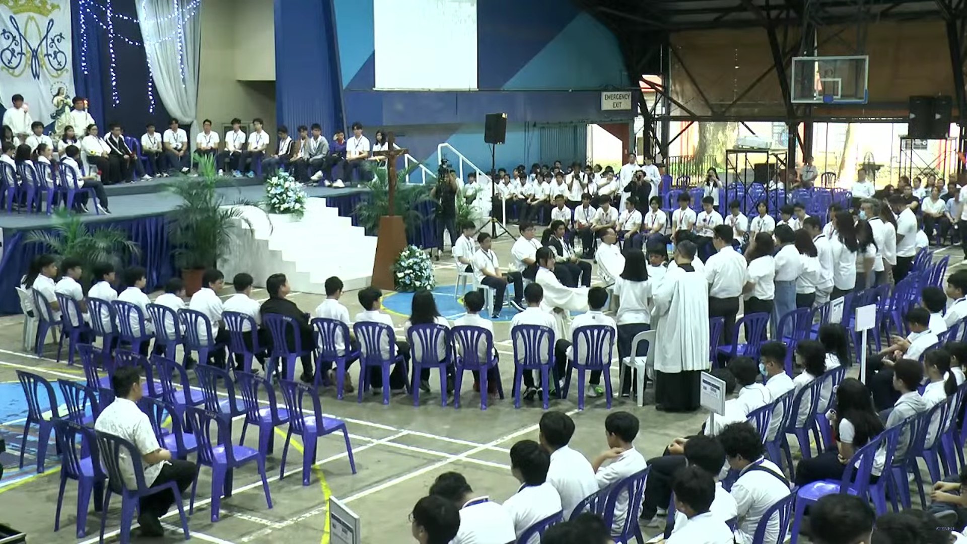 Wide screenshot from livestream 1 October 2025 