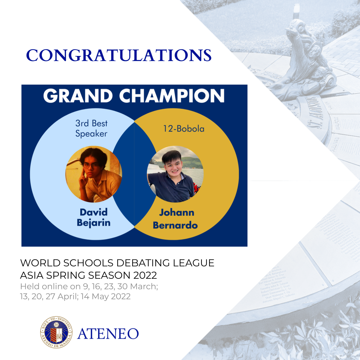 David Bejarin, Johann Bernardo 