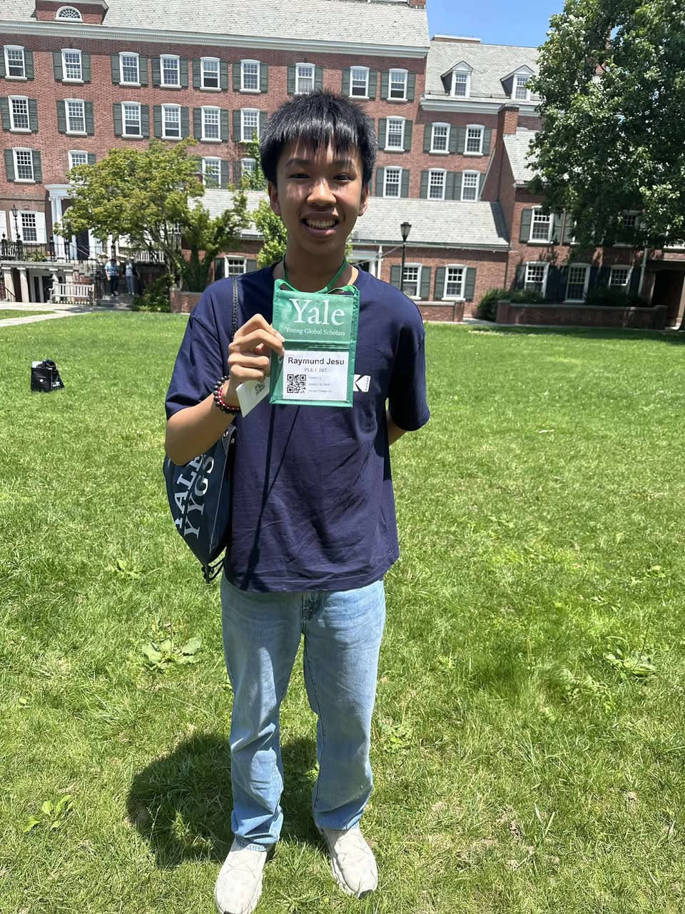 Jesu Manzano in Yale for the YYGS 2025 Program