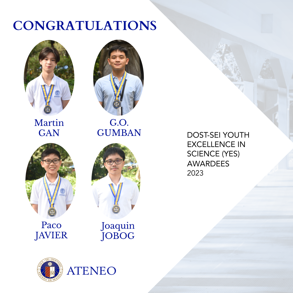 MArtin Gan G.O. Gumban Joaquin Jobog Paco Javier