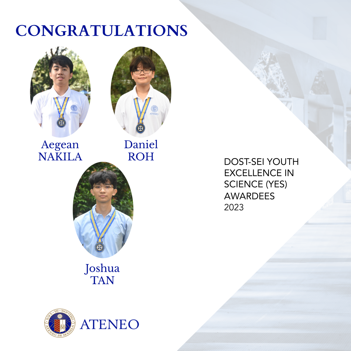 Aegean Nakila Daniel Roh Joshua Tan