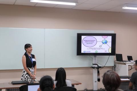 Dr. Gotangco Gonzales opening the Systems Thinking Workshop 