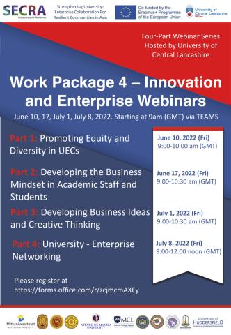 SECRA Webinar Series Work Package 4 poster