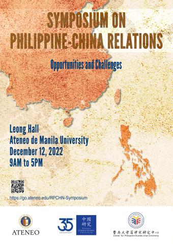  Symposium on Philippines-China Relations: Opportunities and Challenges