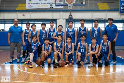 The AGS born-2012 basketball team   