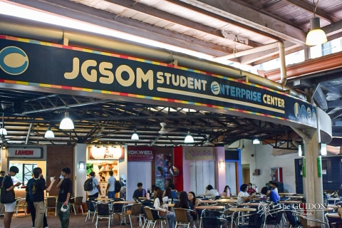 he Ateneo de Manila University’s Student Enterprise Center houses a variety of student-led food stalls, an ideal test bed for AI-assisted tools aimed at empowering small businesses. PHOTO: Ccai Llamas / The Guidon