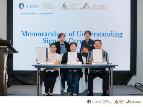 Ateneo School of Government Partners with Provincial Government of Iloilo and Transcending Institutions and Communities, Inc. to Strengthen Local Health Governance