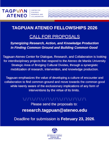 Tagpuan 2026 Call for Proposals