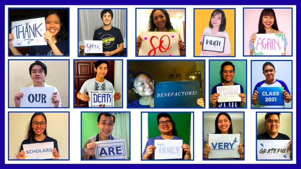 Class of 2021 scholars and benefactors get together