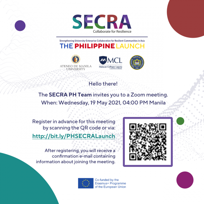 SECRA Zoom Pre-reg poster