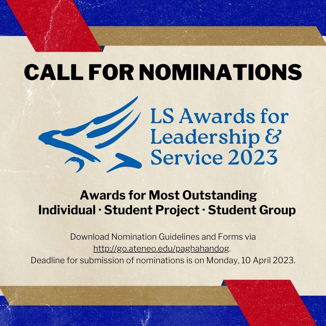 Call for Nominations LSALS 2023