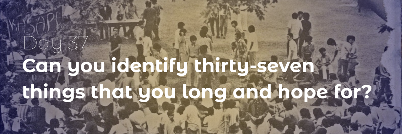 40 Days of Lent: Day 37