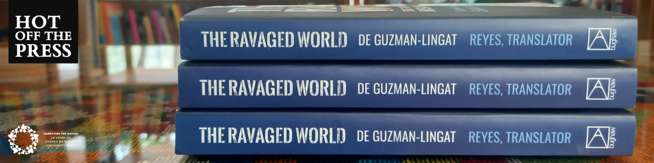 Book spine of The Ravaged World