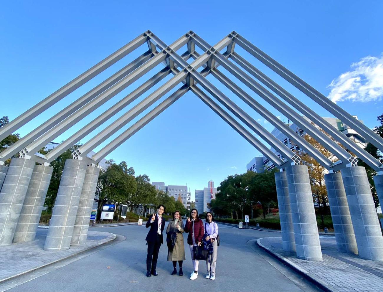 Photo with a representative from NARA Institute of Science and Technology (NAIST), Mr Motomi Takada and representatives from AIPO