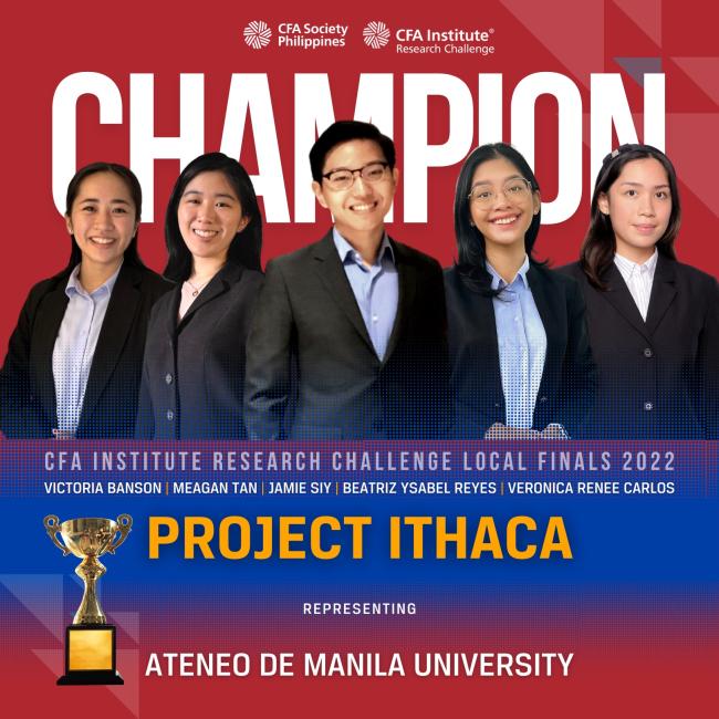 The Project Ithaca Champion