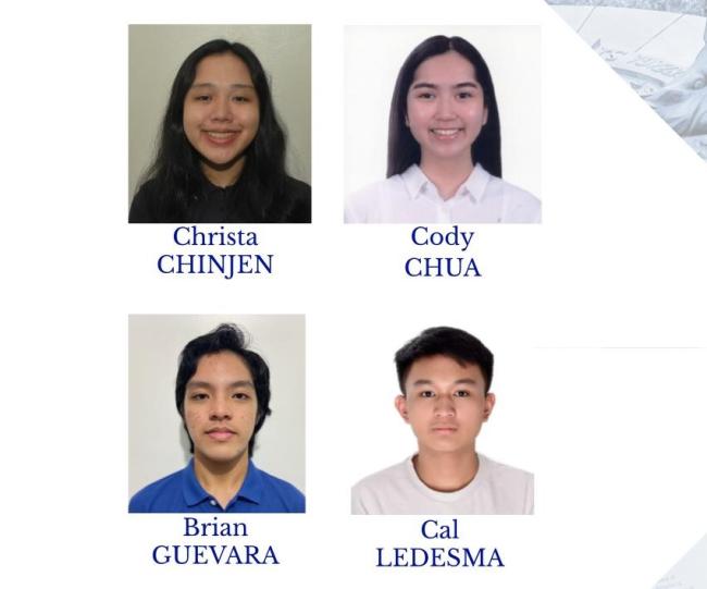 Cal Ledesma, Christa Chinjen, Cody Chua and Brian Guevara successfully presented their research study on sustainable online shopping brought about by the pandemic.
