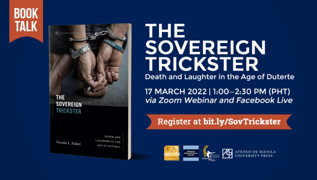 Book talk for Vicente L. Rafael's "The Sovereign Trickster"
