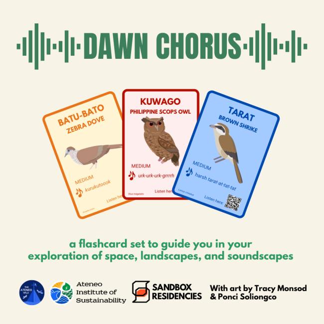Dawn Chorus: A flashcard set to guide you in your exploration of space, landscapes, and soundscapes 