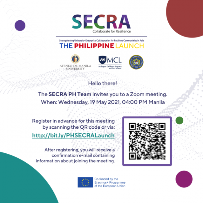 SECRA Zoom Pre-registration Poster