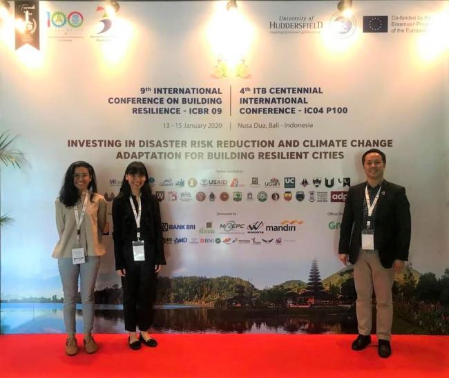 Representatives of ADMU during the 9th International Conference on Building Resilience