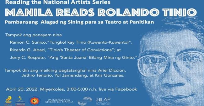 Manila Reads Rolando Tinio
