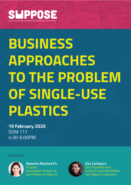 SUPPOSE on Business Approaches to the Problem of Single-Use Plastics