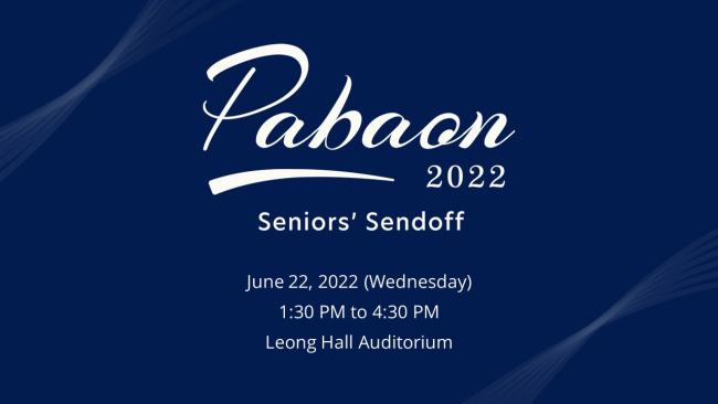 Senior's Pabaon 2022