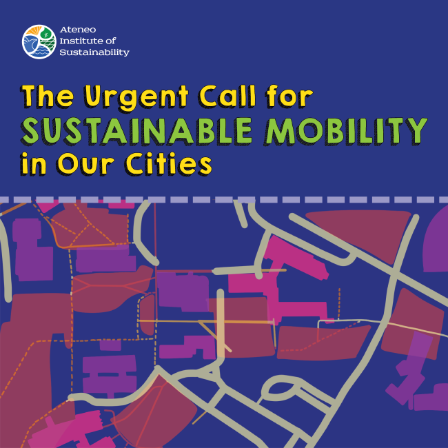 The article title: The Urgent Call for Sustainable Mobility and a map of a city