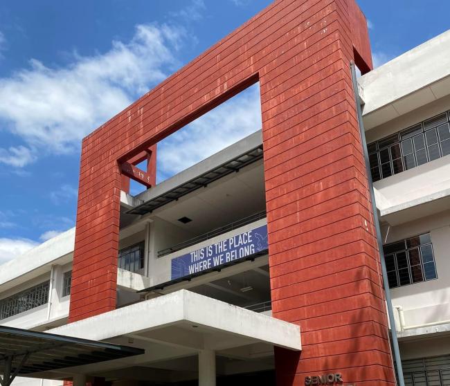 The ASHS building facade  