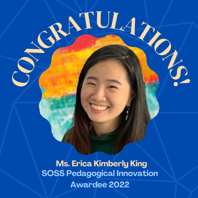 Erika King_SOSS Pedagogical Awards 2022