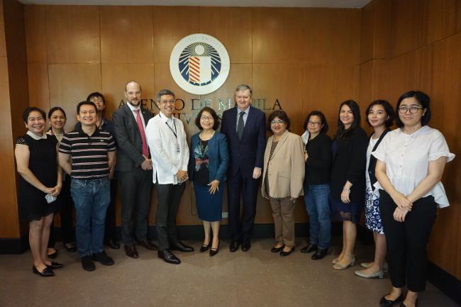 Irish ambassador to the Philippines visits Ateneo