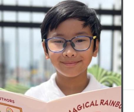 Child author Zach Bautista