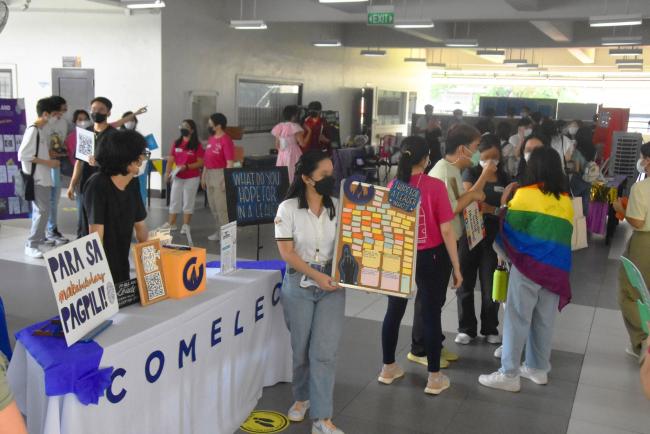 Scene from the Mini Involvement Fair 