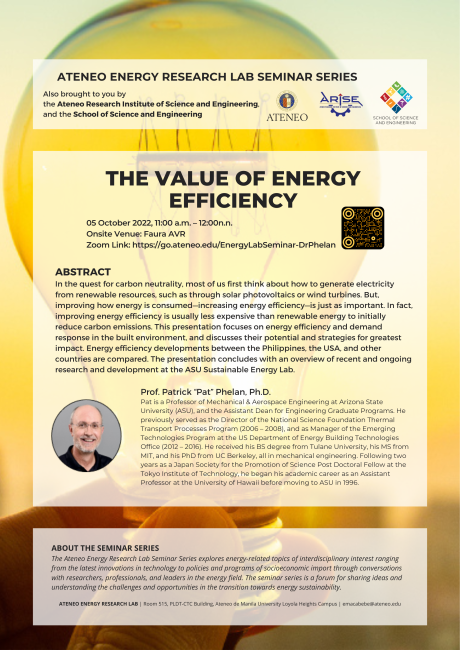 The Value of Energy Efficiency Poster